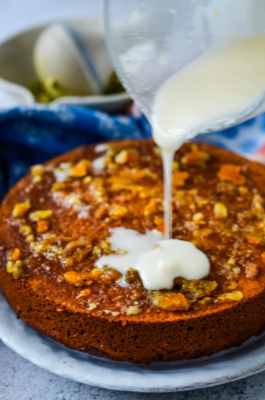 Yogurt Cake With Marmalade And Pistachios Larder Love