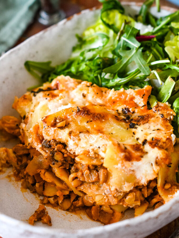 easy vegetarian lasagne
