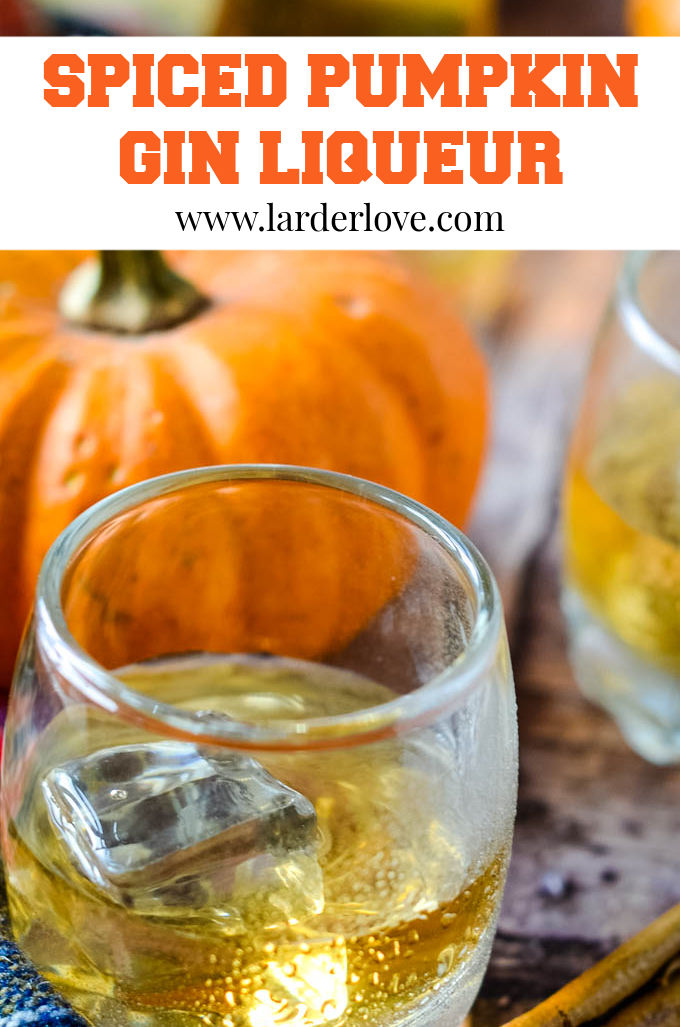 Spiced Pumpkin Gin Liqueur (+Video!) Larder Love