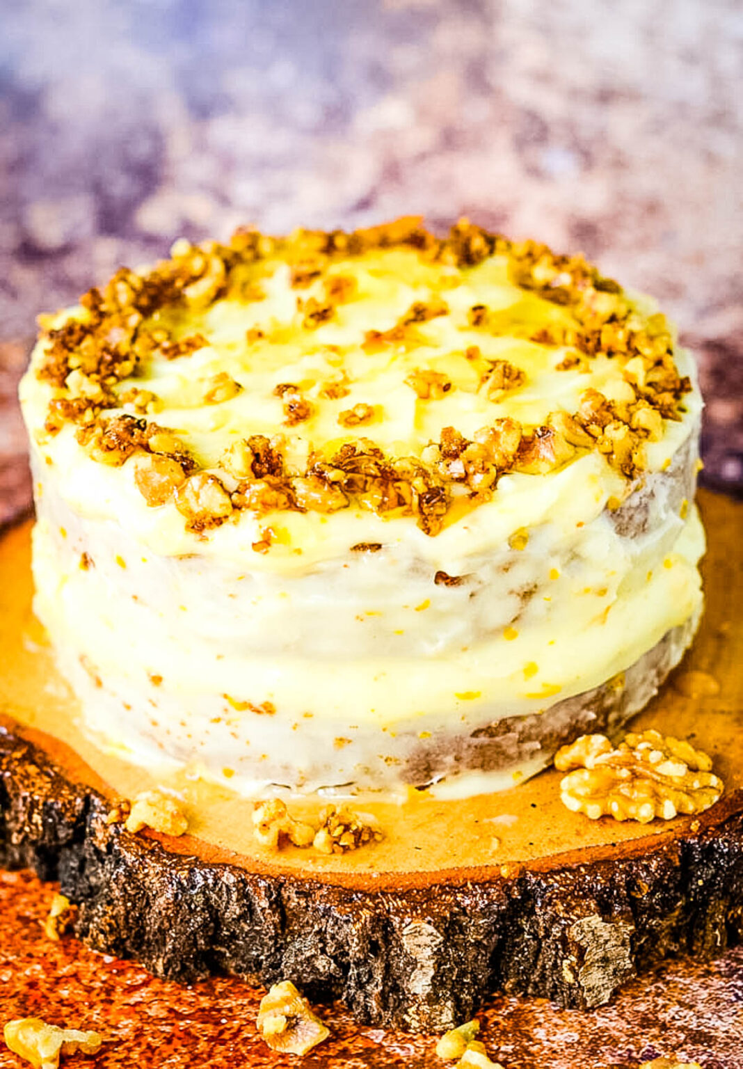 Easy Carrot And Walnut Cake With Marmalade Drizzle Larder Love