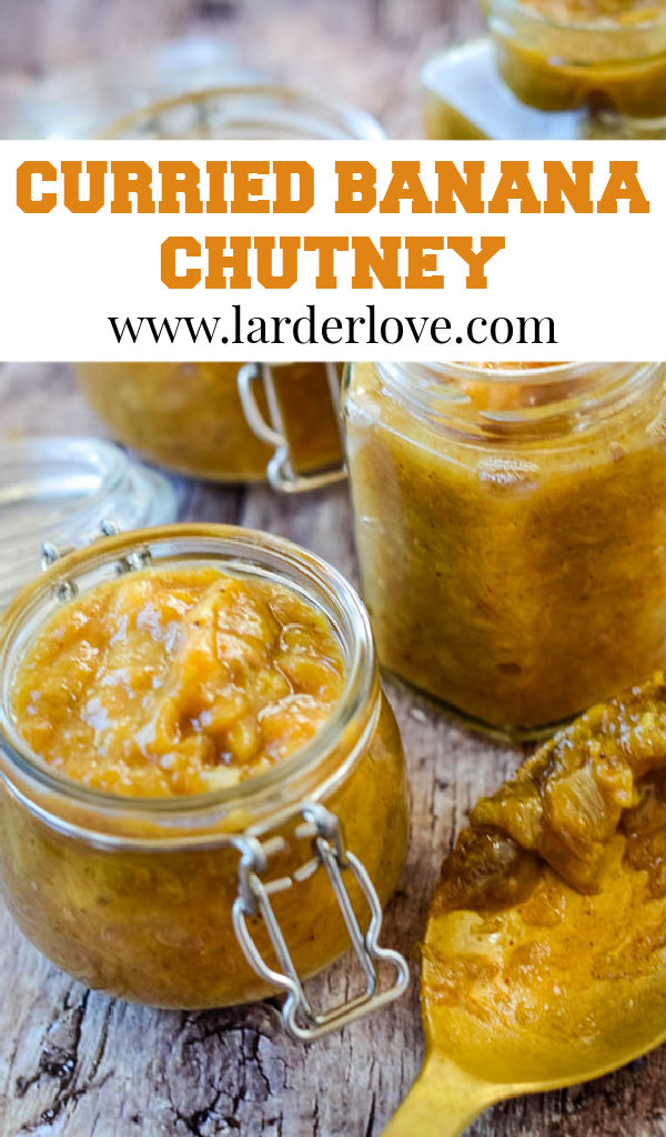 Image showcasing Quick And Easy Curried Banana Chutney - Larder Love