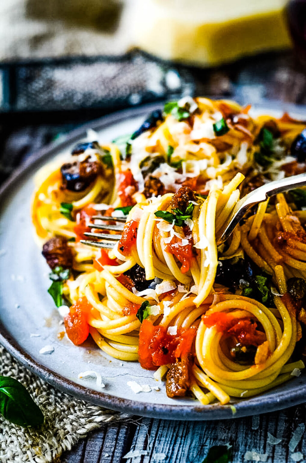 Pasta Alla Norma (Aubergine/Eggplant and Spaghetti) Larder Love