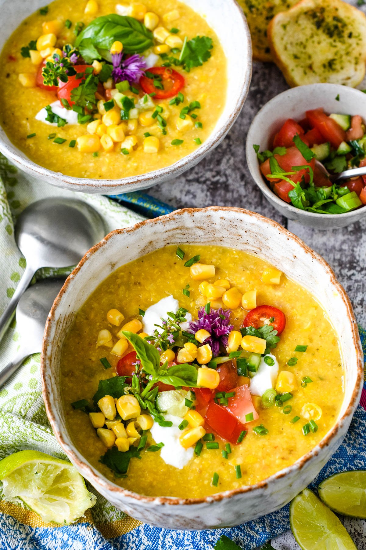 sweet corn soup recipe, sweet corn veg soup