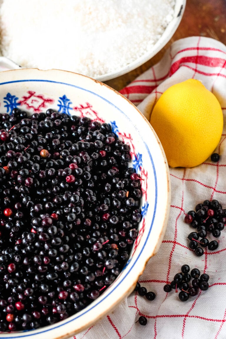 Easy Homemade Elderberry Jam 3 Ingredients And No Pectin Larder Love