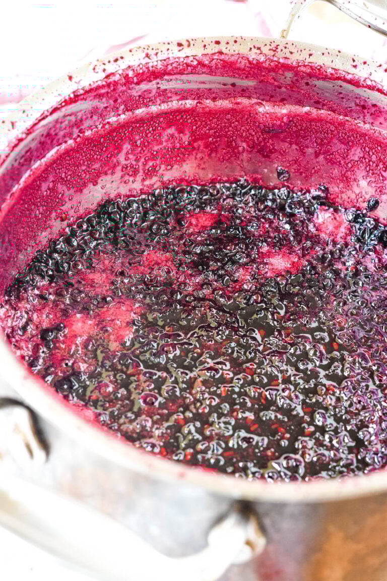 Easy Homemade Elderberry Jam 3 Ingredients And No Pectin Larder Love