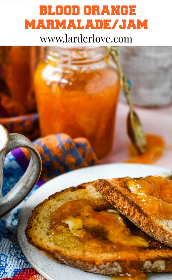 Blood Orange Marmalade With Gin Larder Love