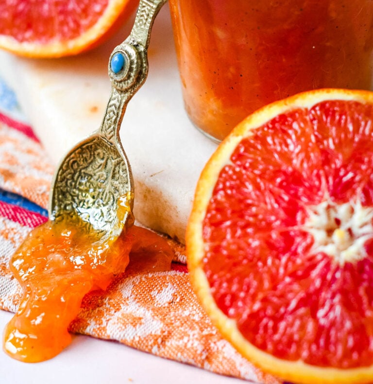 blood orange marmalade with gin