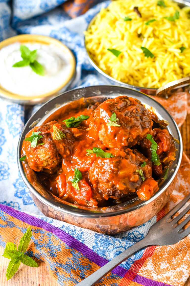 One Pan Lamb Meatball Curry Larder Love