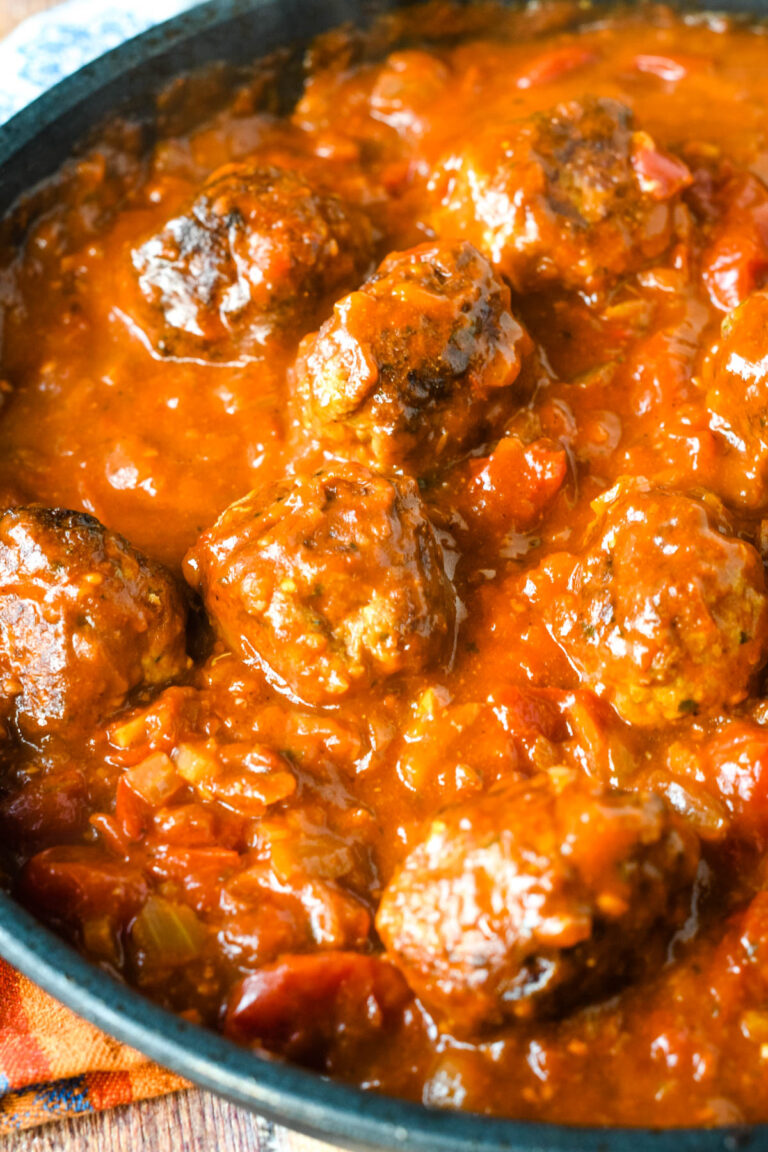 One Pan Lamb Meatball Curry Larder Love
