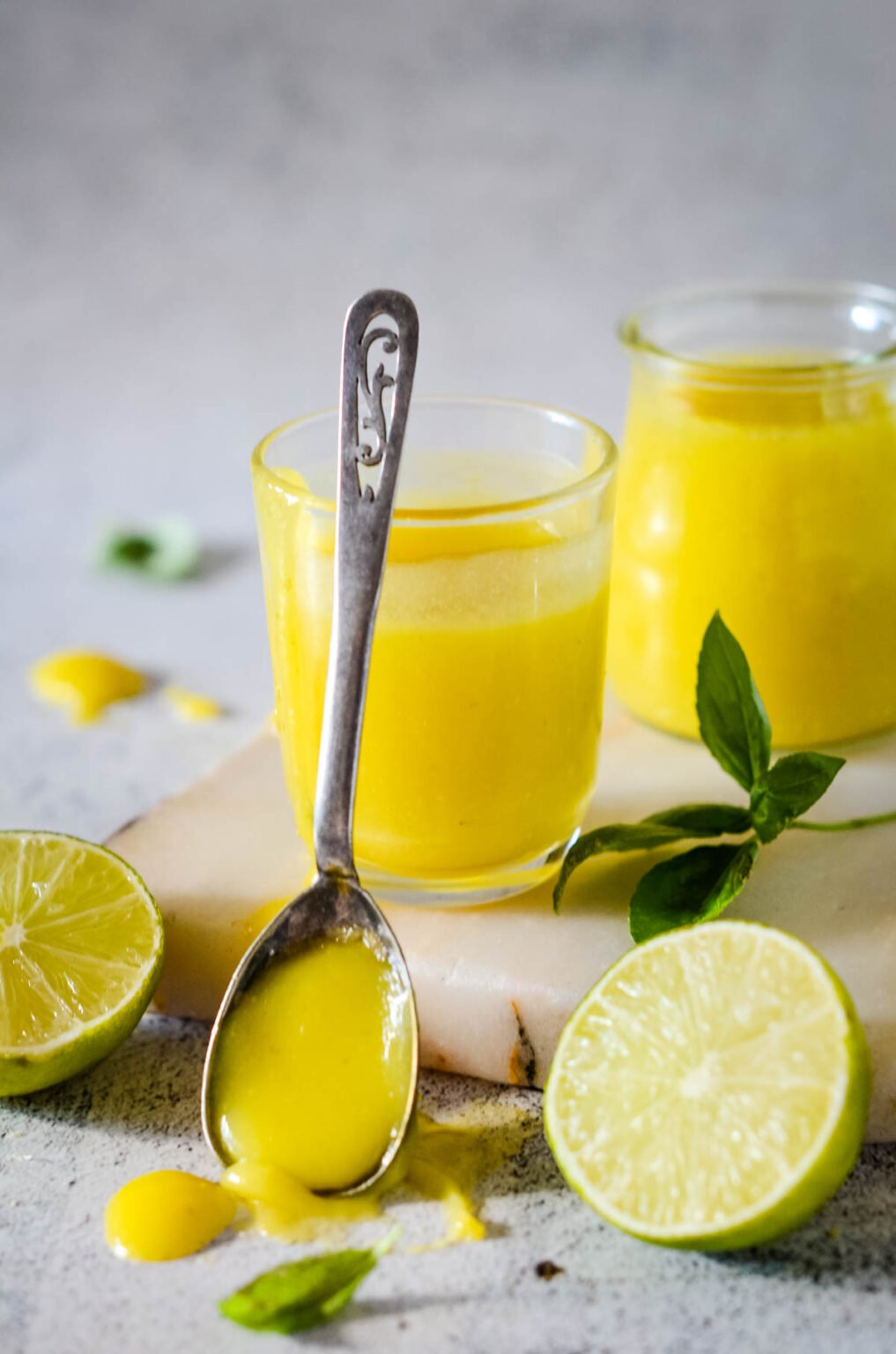 Easy Lime Curd With Basil Larder Love