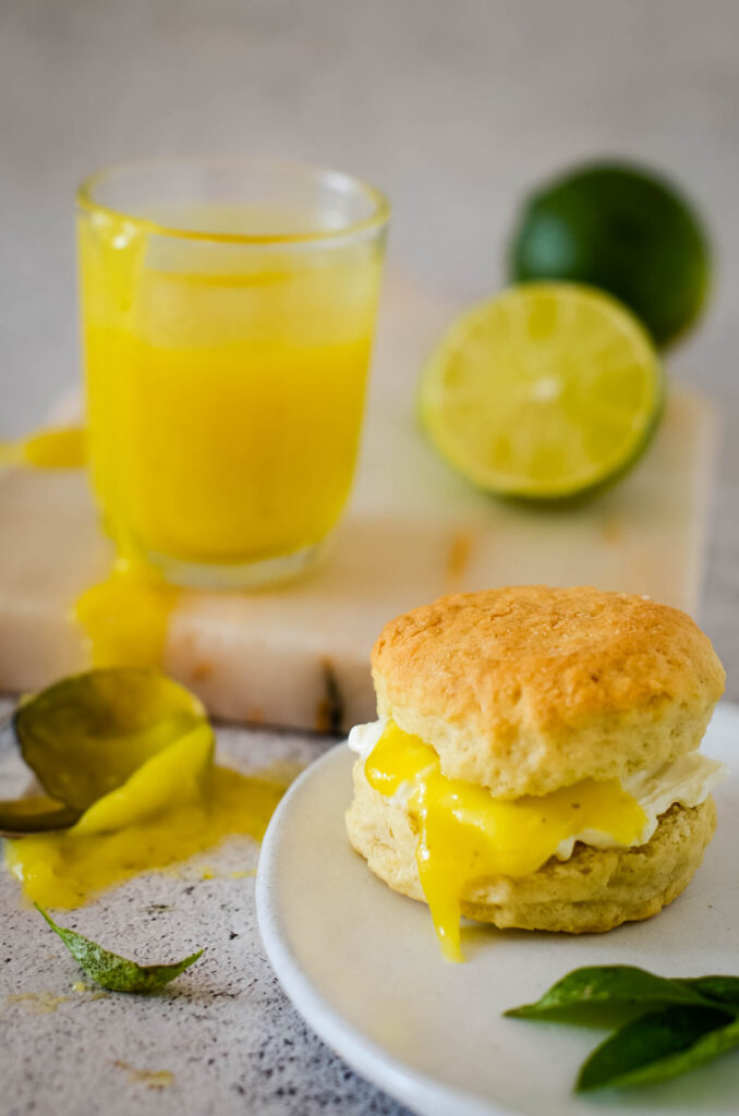 Easy Lime Curd With Basil Larder Love