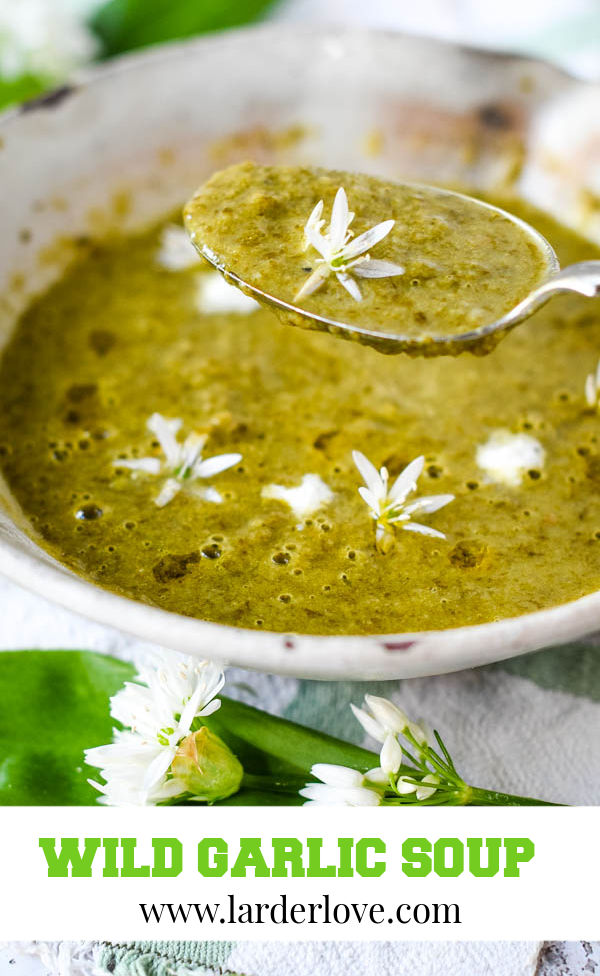 Easy Homemade Wild Garlic Soup - Larder Love