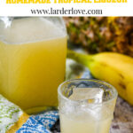 homemade tropical liqueur