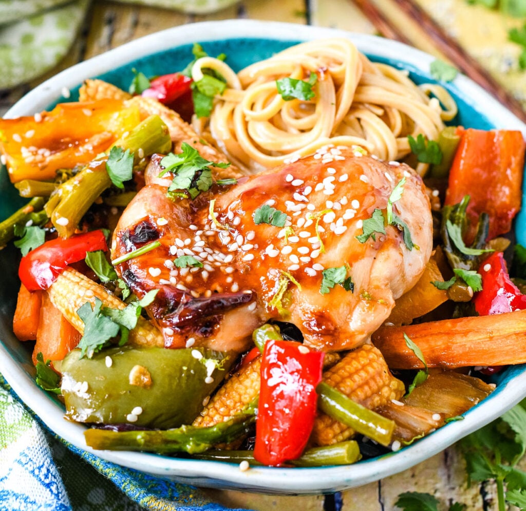 traybake teriyaki chicken
