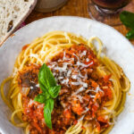 vegan meatballs in tomato sauce