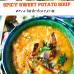 Spicy sweet potato soup