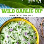 wild garlic dip