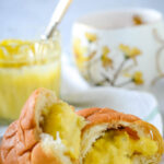 Mango and lime mojito curd
