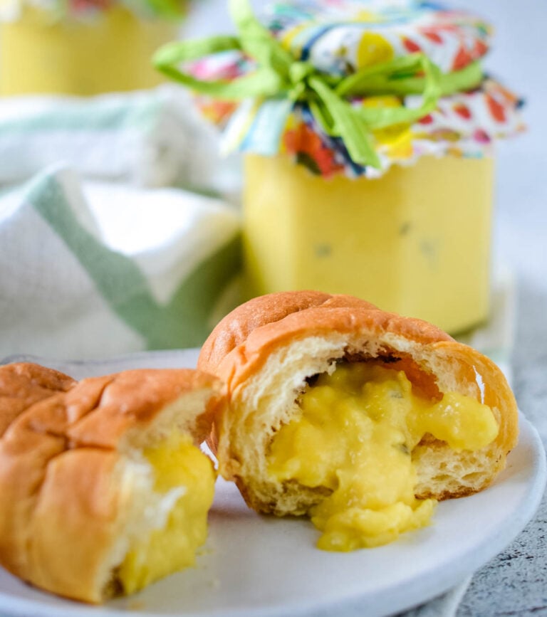 mango and lime mojito curd