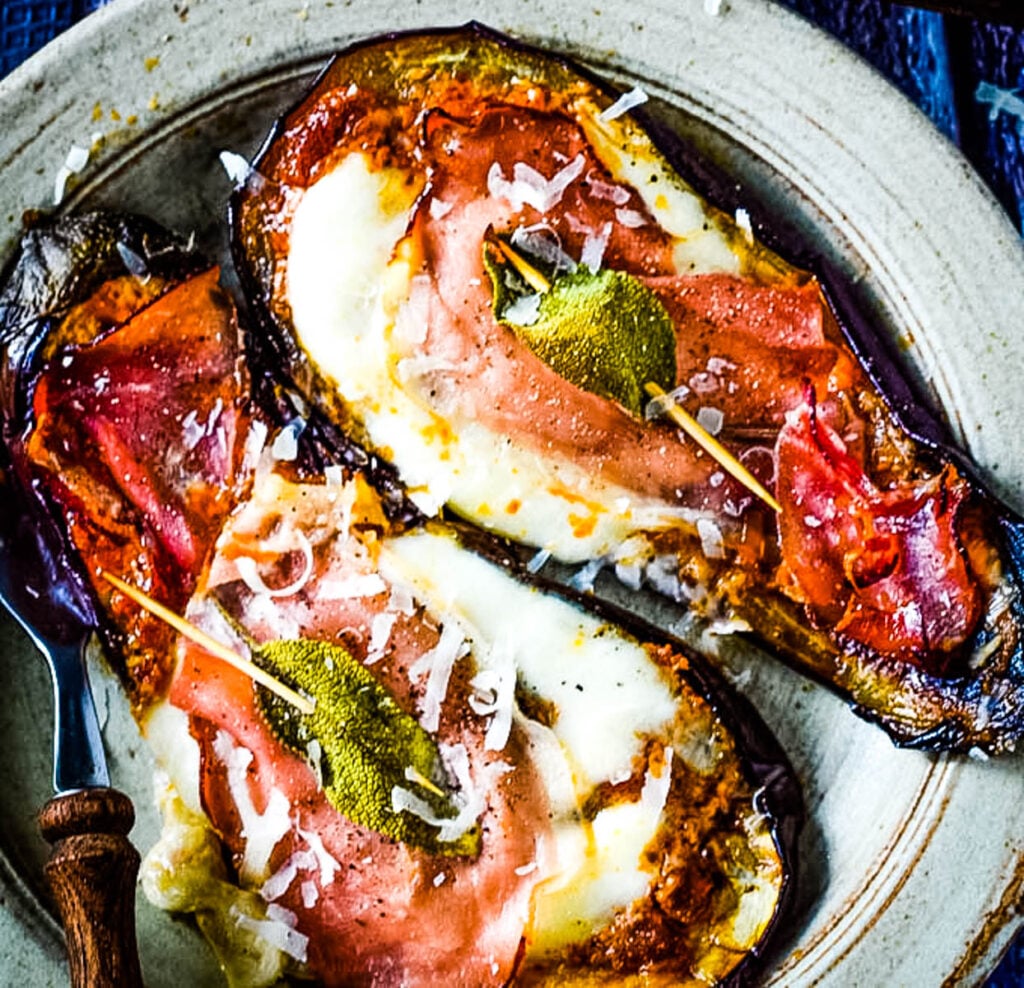 aubergine saltimbocca