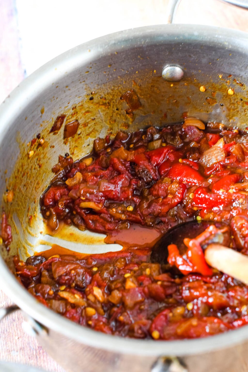 Super Easy Red Pepper Chutney - Larder Love