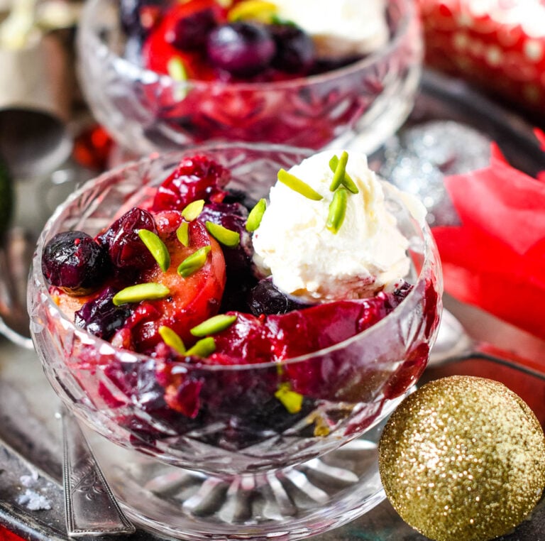 Christmas fruit salad