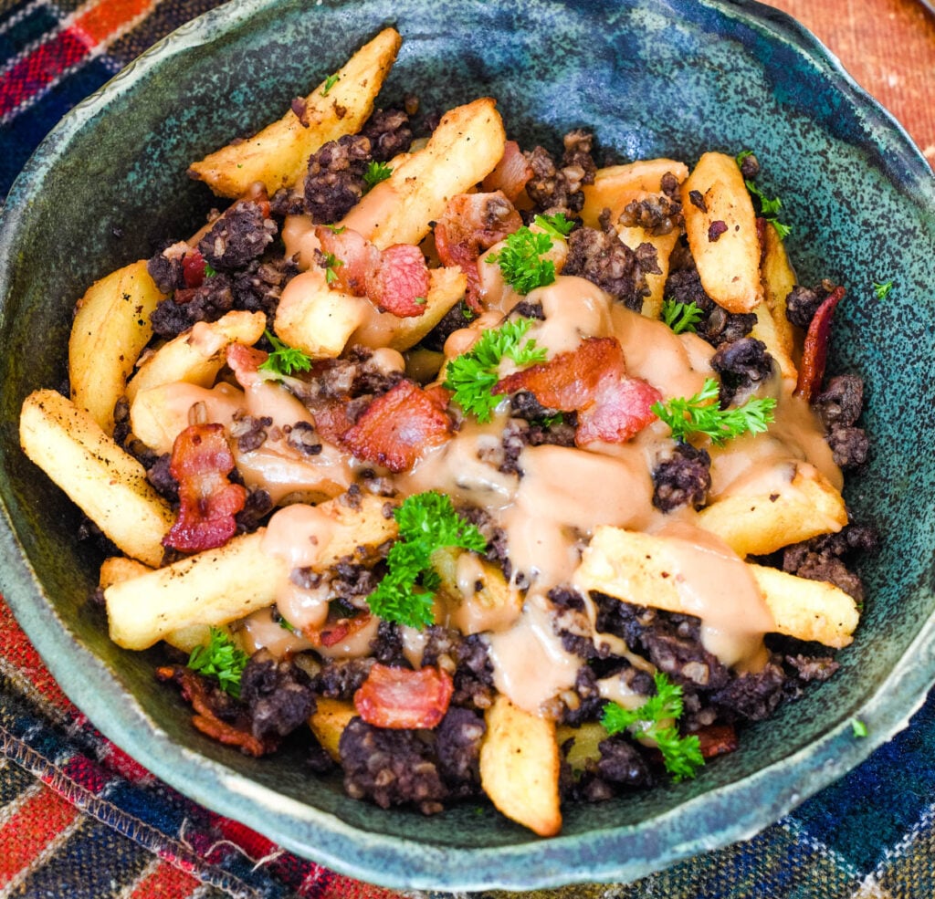 dirty haggis fries