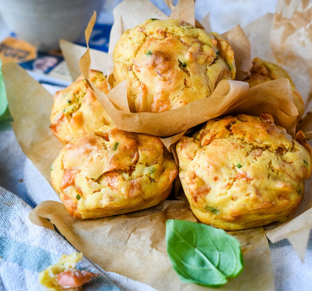 smoked salmon muffins