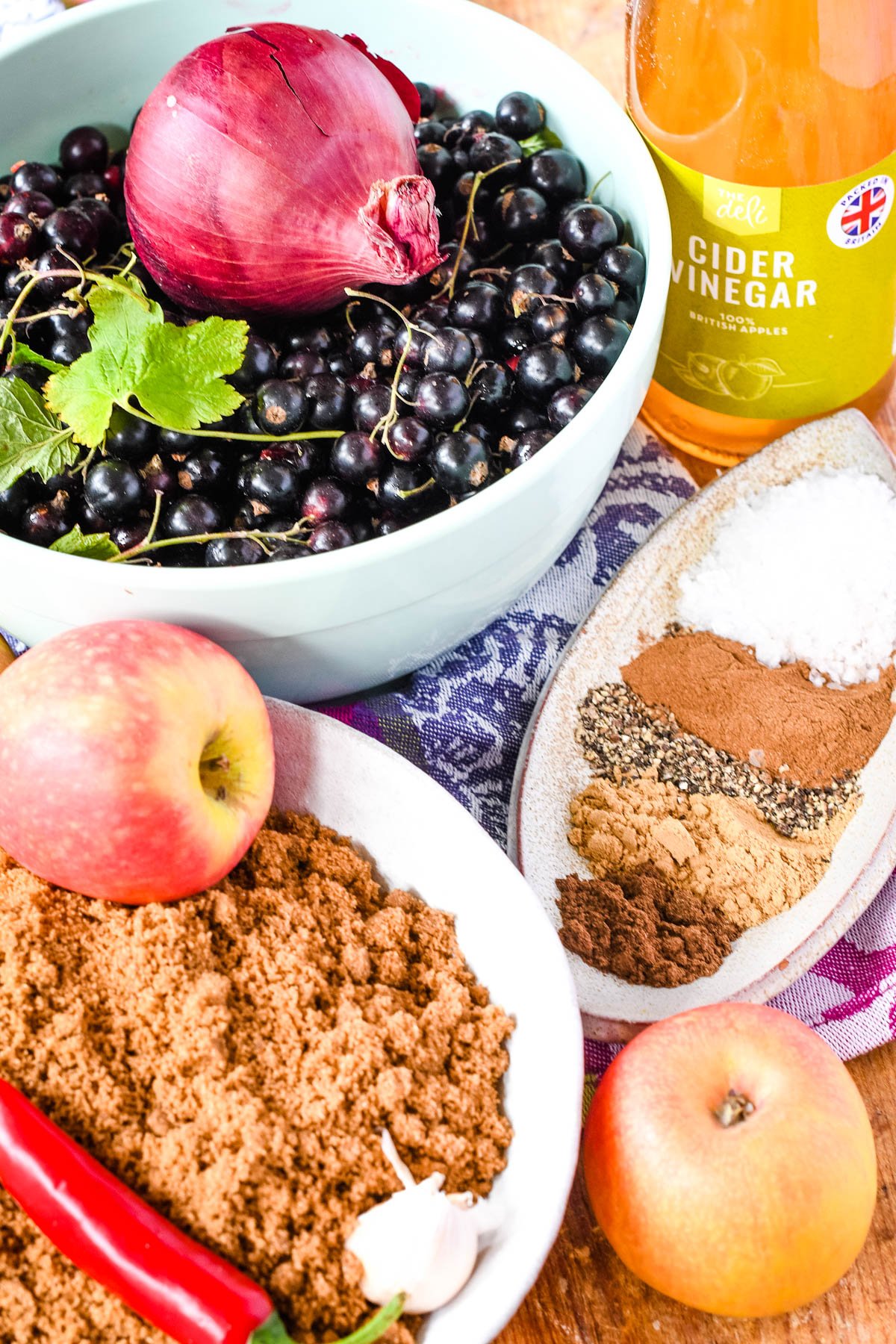 ingredients on table