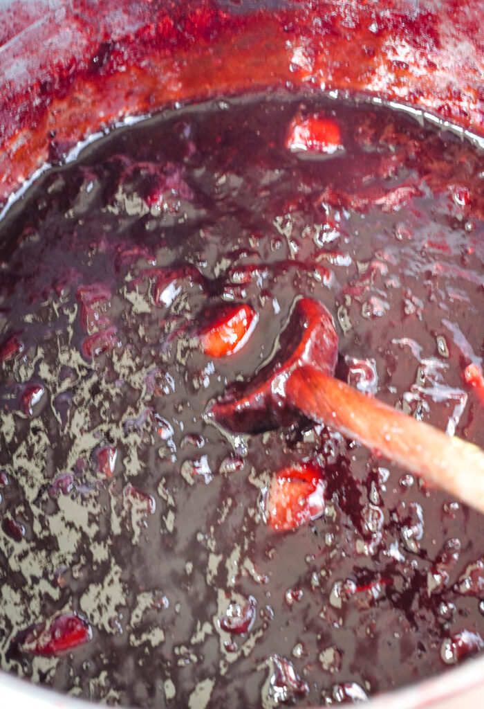 chutney ready in pan