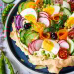 summer veggie filo tart