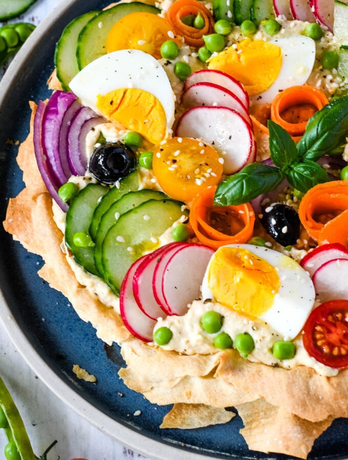 summer veggie filo tart