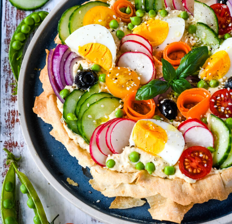summer veggie filo tart