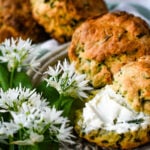 wild garlic scones
