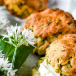 wild garllic scones