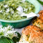 wild garlic scones