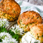 wild garlic scones