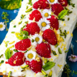 raspberry and lemon roulade
